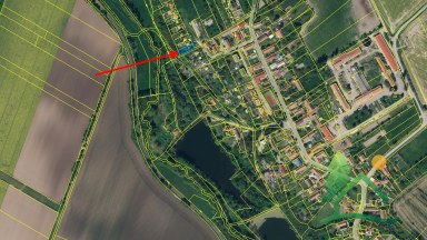 Prodej pozemku 476 m² – Jeníkovice, okr. Pardubice